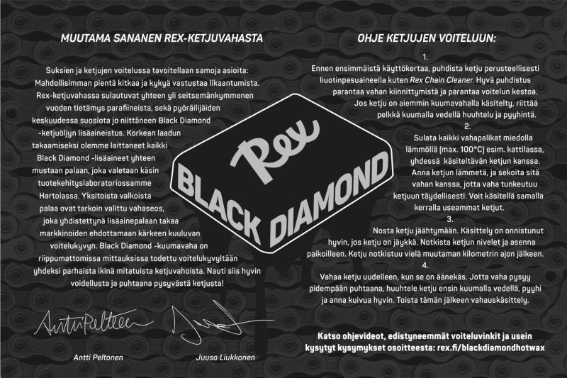 Rex Black Diamond Hot Wax lisäainepala