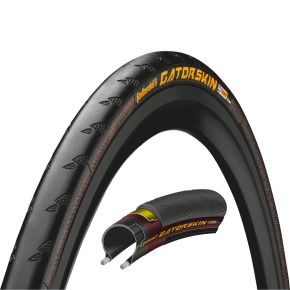 Continental Gatorskin (25-622) taitettava ulkorengas (Musta / Ruskea)