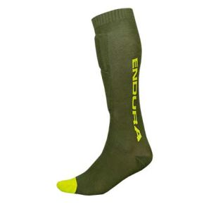 Endura Singletrack Shin Guard Sock - Ajosukka säärisuojuksella