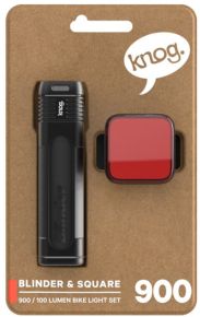 Knog Blinder 900 valosetti eteen ja taakse