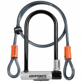 Kryptonite Kryptolok 2 U-lukko + vaijeri