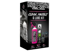 Muc-Off Wash, Protect and Wet Lube Kit