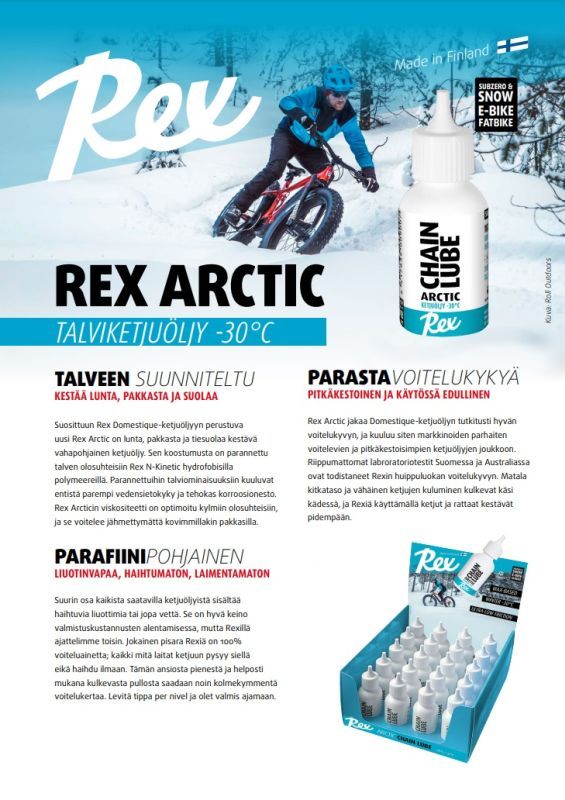 Rex Arctic ketjuöljy