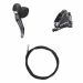 Shimano GRX RX810 1x11 Hydraulinen Levyjarrusarja eteen