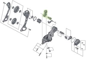 Shimano XT RD-M8000 takavaihtajan kiinnike